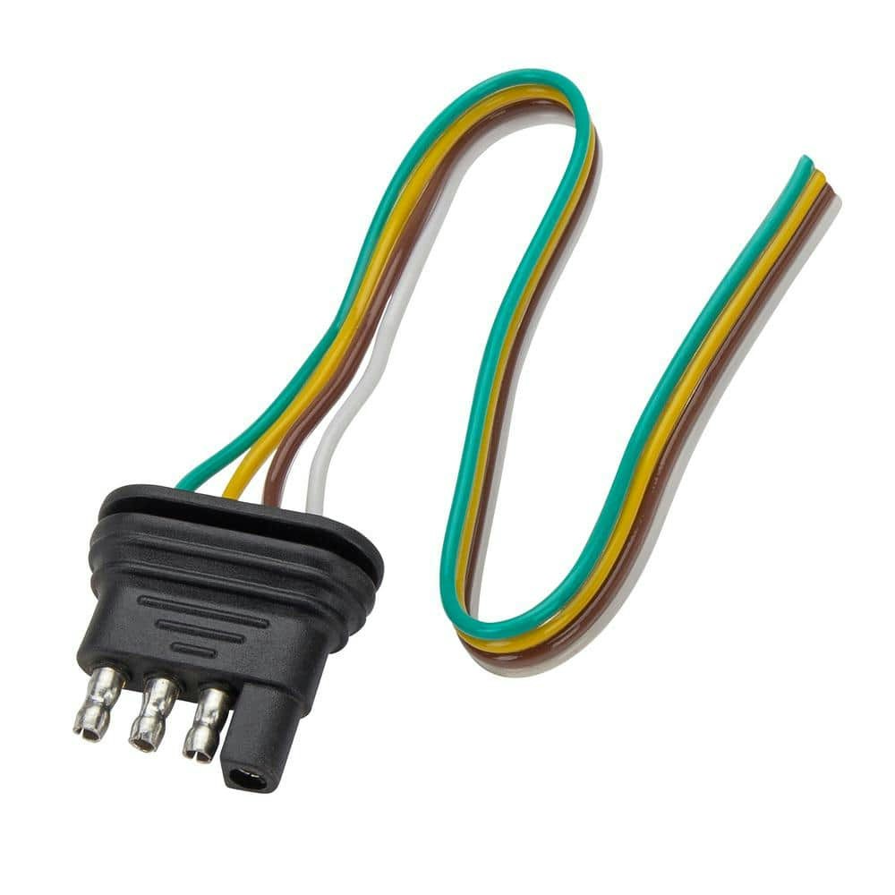12-Inch 4-Way Flat Trailer Wiring Connector: $7.48 12-Inch 4-Way Flat Trailer Wiring Connector: $7.48
