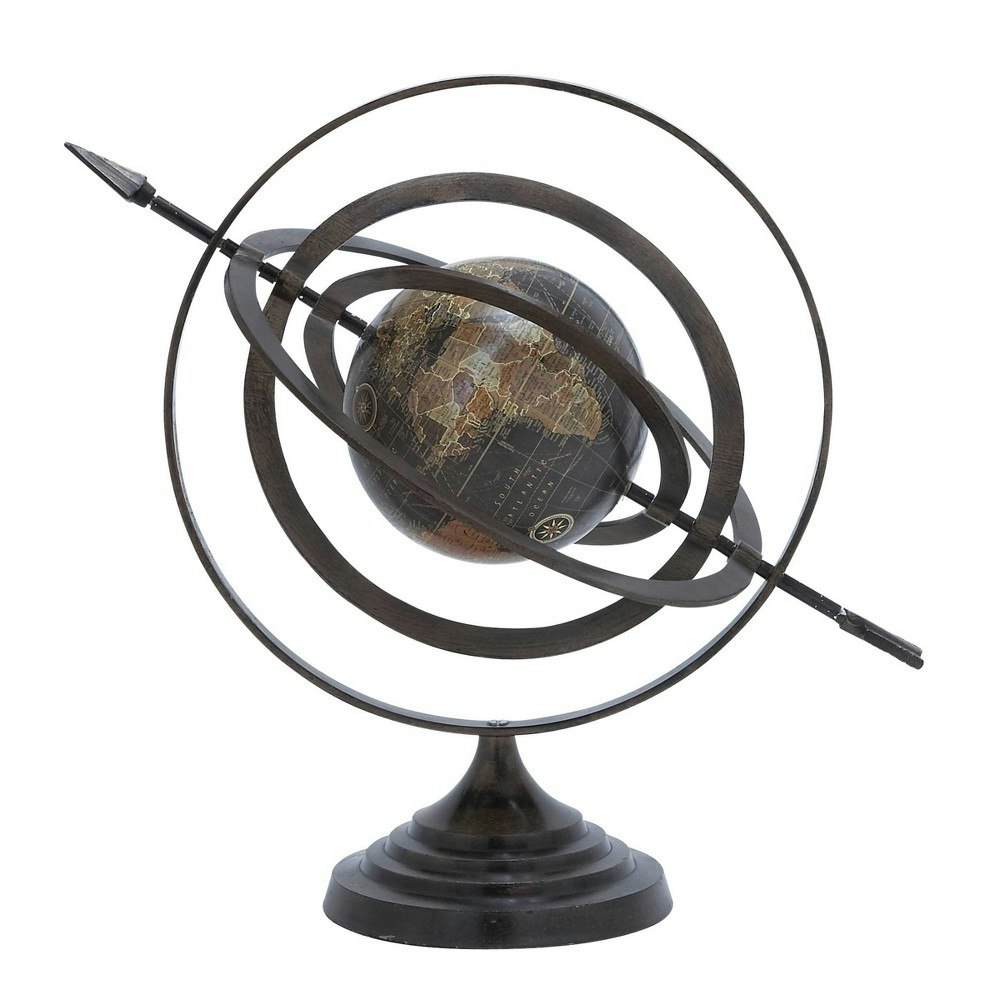 Olivia & May 18-Inch Aluminum Armillary Globe: $49.21
