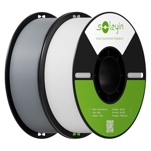 Soleyin 1.75mm PLA 3D Printer Filament 2-Pack: $19.98 Soleyin 1.75mm PLA 3D Printer Filament 2-Pack: $19.98