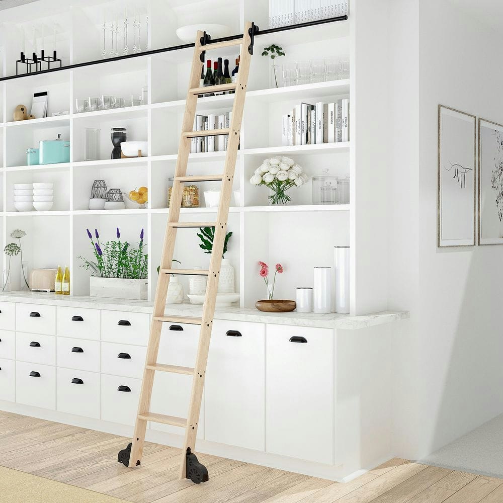 8.92-Foot Maple Library Ladder Kit: $1,929.94 8.92-Foot Maple Library Ladder Kit: $1,929.94