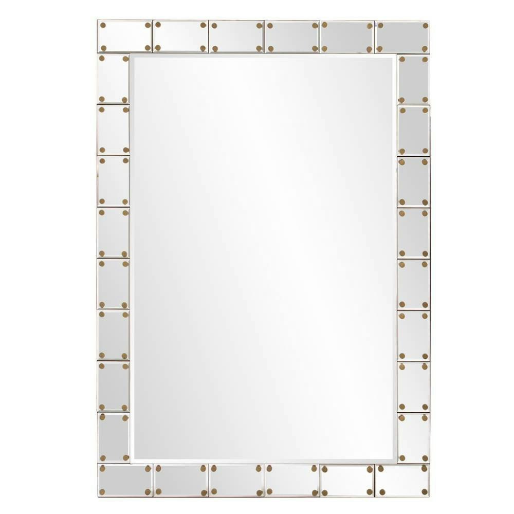 Howard Elliott Remington Glass and Wood Wall Mirror: $216.99