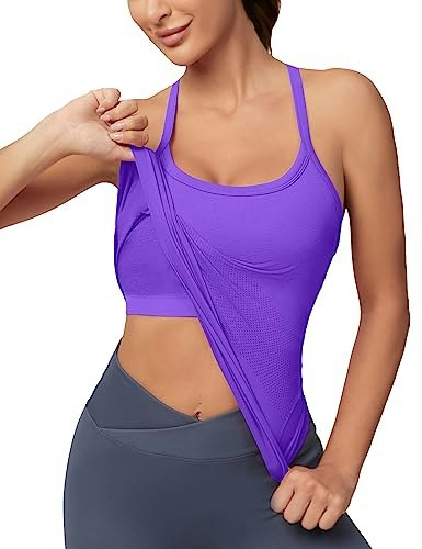 MathCat Women's Racerback Workout Tank Top: $22.85