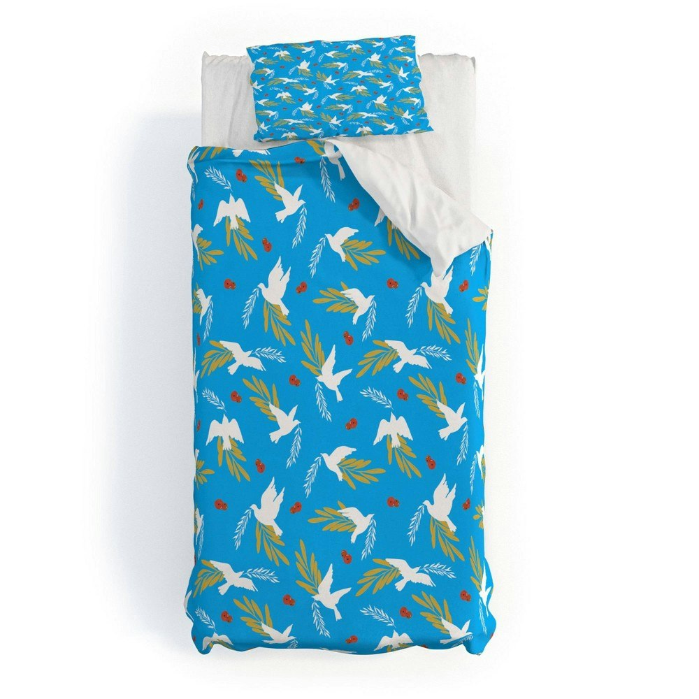 Deny Designs Marta Barragan Camarasa Twin XL Duvet Cover and Pillow Sham Set: $159.99