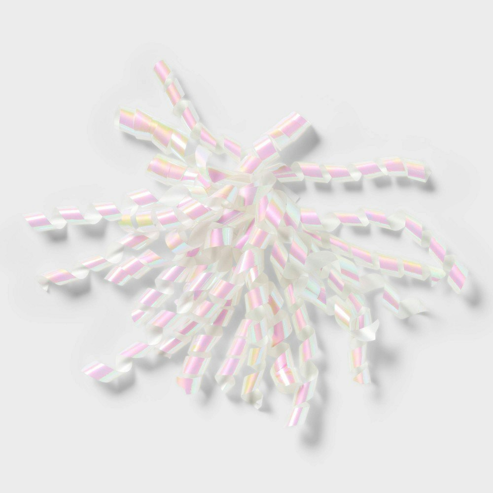 5-Inch Iridescent Swirl Gift Bow: $2