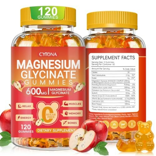 Magnesium Glycinate 600mg Gummies: $20.39 Magnesium Glycinate 600mg Gummies: $20.39