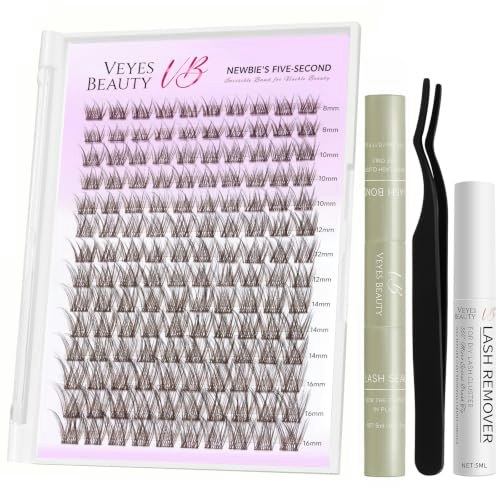 Veyesbeauty Brown Lash Clusters Kit: $32.29 Veyesbeauty Brown Lash Clusters Kit: $32.29