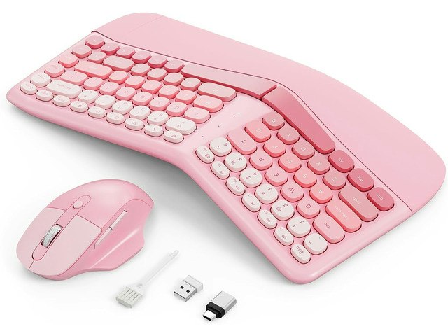 Ergonomic Wireless Mechanical Keyboard and Mouse Set: $39.82 Ergonomic Wireless Mechanical Keyboard and Mouse Set: $39.82