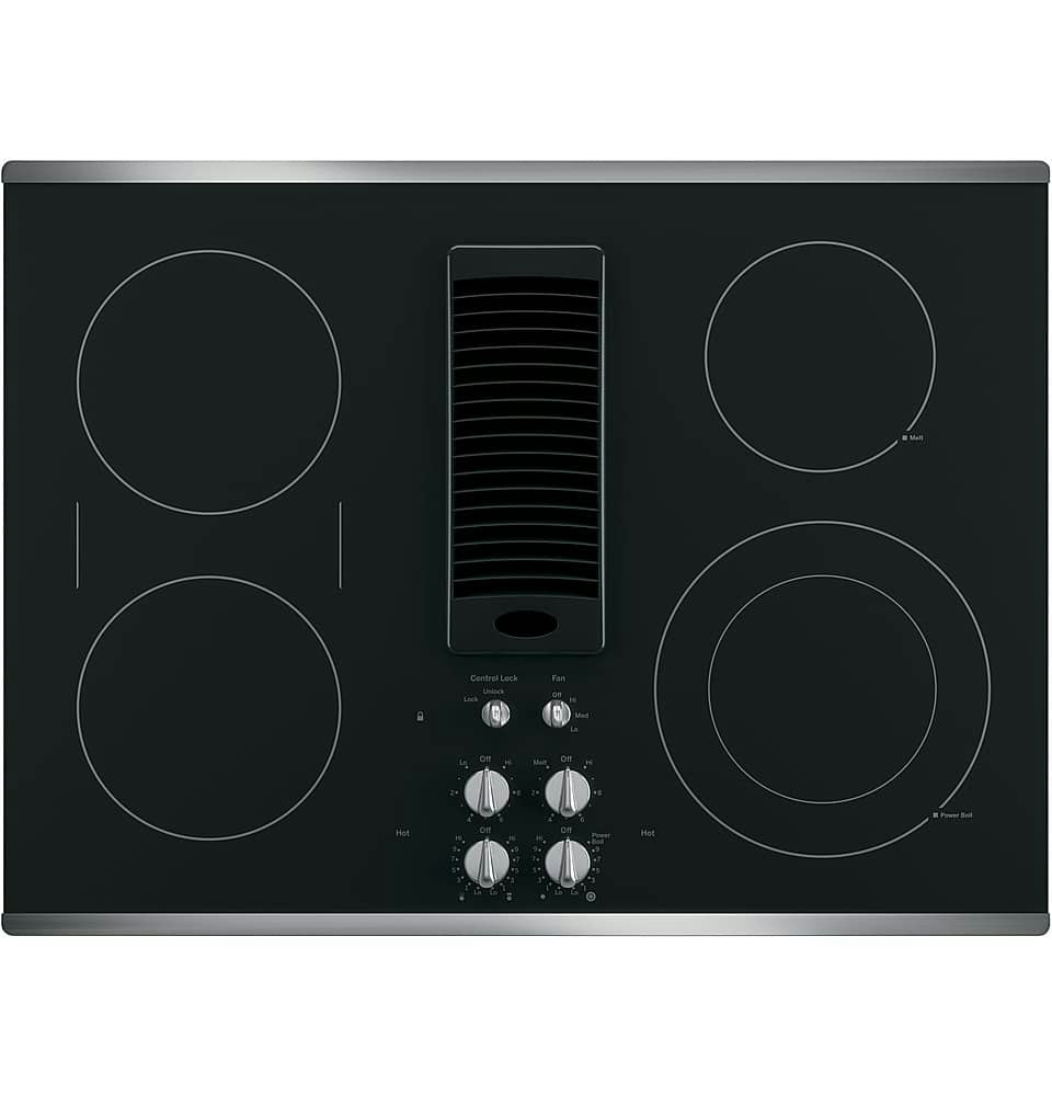 GE Profile 30-Inch 4-Element Built-In Downdraft Electric Cooktop: $2,298.99 GE Profile 30-Inch 4-Element Built-In Downdraft Electric Cooktop: $2,298.99