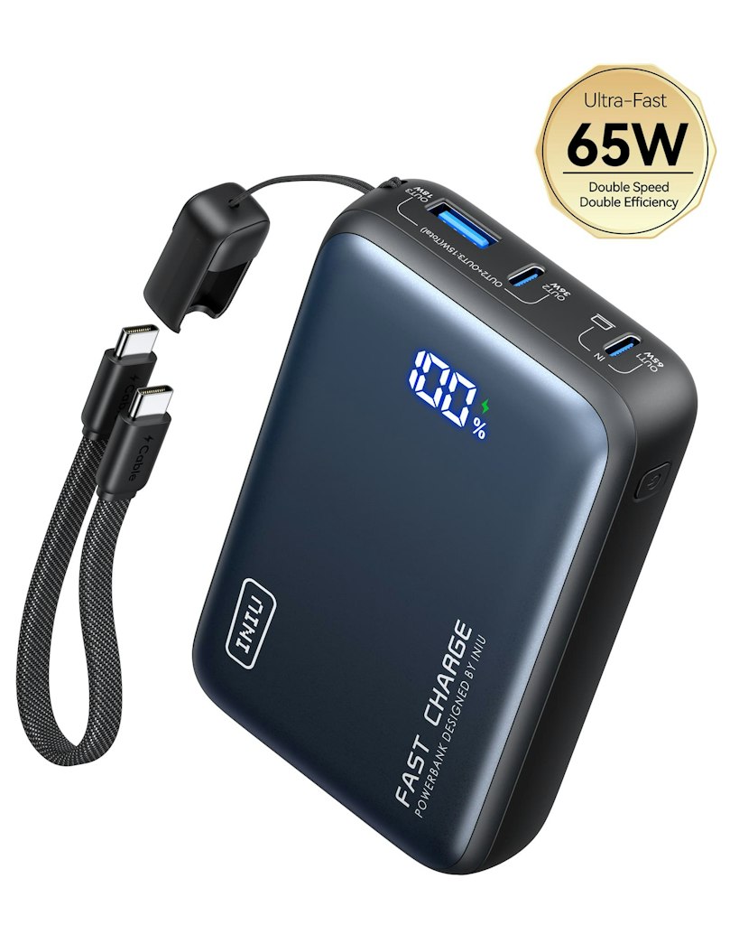 INIU 65W 20,000mAh Power Bank: $69.99 INIU 65W 20,000mAh Power Bank: $69.99