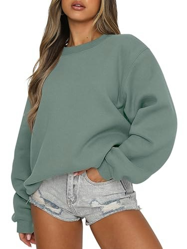 Anrabess Women's Oversized Crewneck Sweatshirt: $30.59 Anrabess Women's Oversized Crewneck Sweatshirt: $30.59