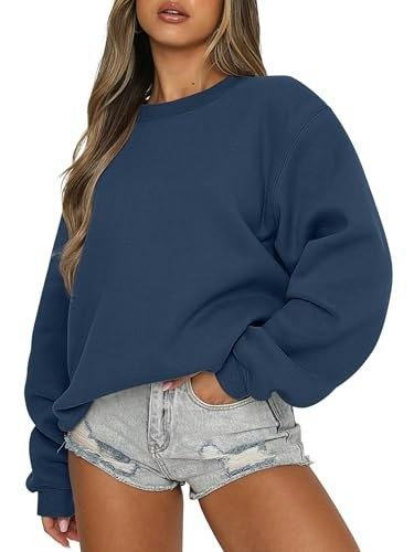 Anrabess Women's Oversized Crewneck Sweatshirt: $30.59 Anrabess Women's Oversized Crewneck Sweatshirt: $30.59