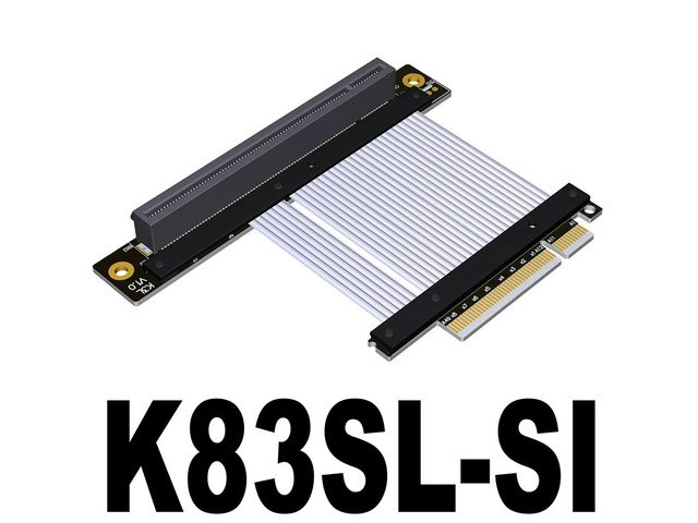 PCI-E 4.0 X8 to X16 15cm Riser Cable: $129.25 PCI-E 4.0 X8 to X16 15cm Riser Cable: $129.25