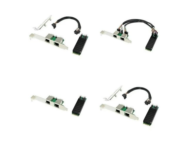 2.5Gbps PCI-E Dual Port RJ45 Ethernet Network Card: $86.16 2.5Gbps PCI-E Dual Port RJ45 Ethernet Network Card: $86.16