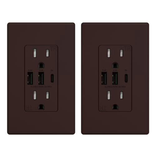 Elegrp 15-Amp 30W USB-C 3-Port Wall Outlet 2-Pack: $29.74 Elegrp 15-Amp 30W USB-C 3-Port Wall Outlet 2-Pack: $29.74