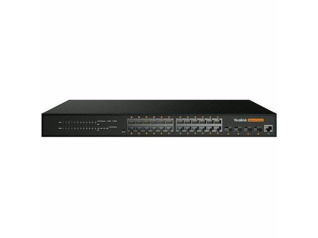 Yealink 24-Port Gigabit Managed PoE Switch: $759 Yealink 24-Port Gigabit Managed PoE Switch: $759