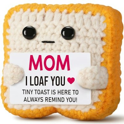Handmade Crochet Toast Gift for $8 + free shipping w/ Prime