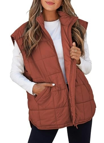 Evaless Women's Quilted Puffer Vest: $36.98 Evaless Women's Quilted Puffer Vest: $36.98