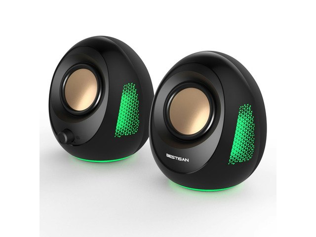 Bestisan 20W Bluetooth Gaming Desktop Speakers: $59.06