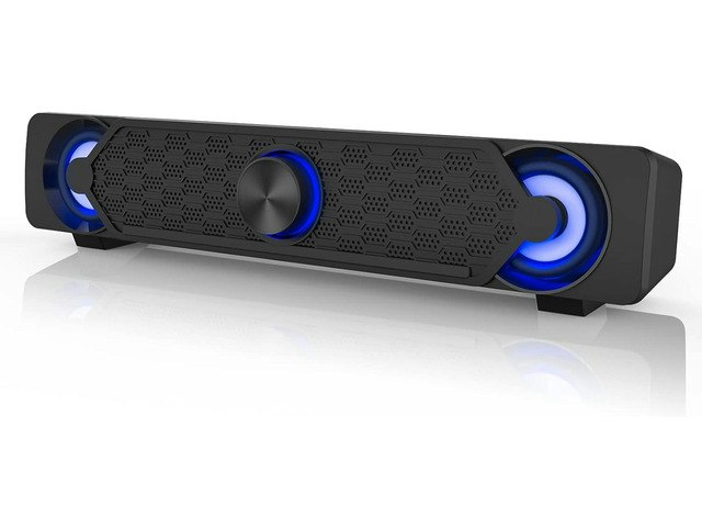 Smalody Wired USB Mini Computer Soundbar: $45.59