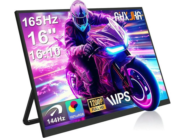 16-Inch 165Hz 1200p HDR FreeSync Portable Gaming Monitor: $118.49 16-Inch 165Hz 1200p HDR FreeSync Portable Gaming Monitor: $118.49