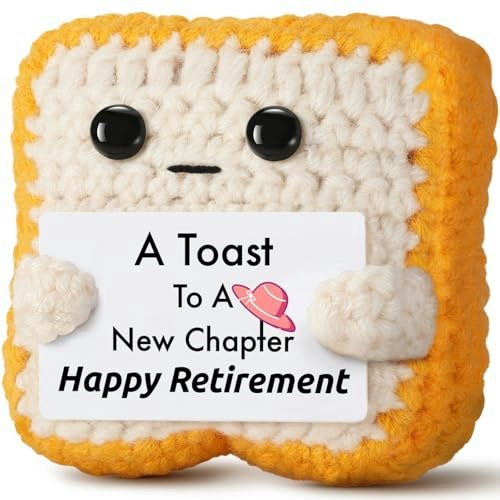 Ovrrcame Crochet Toast Retirement Plush: $11.04 Ovrrcame Crochet Toast Retirement Plush: $11.04
