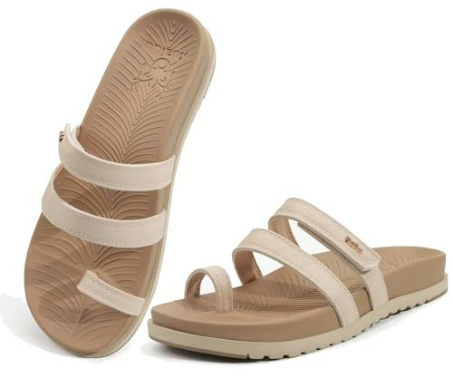 KuaiLu Women's Arch Support Slide Sandals: $19.98 KuaiLu Women's Arch Support Slide Sandals: $19.98