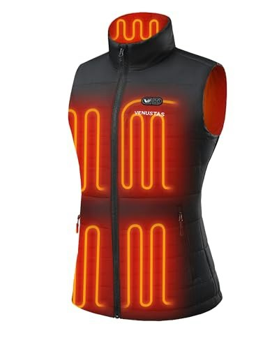 Venustas Women's 12V Dual-Control Heated Vest with Battery Pack: $149.99 Venustas Women's 12V Dual-Control Heated Vest with Battery Pack: $149.99