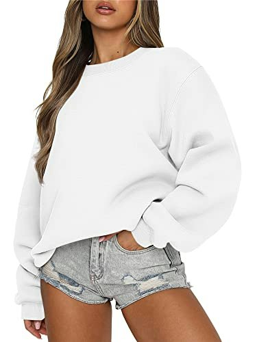 Anrabess Women's Oversized Crewneck Sweatshirt: $19.99 Anrabess Women's Oversized Crewneck Sweatshirt: $19.99