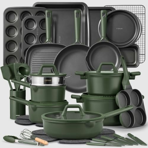 Carote 49-Piece Nonstick Cookware and Bakeware Set: $239.98