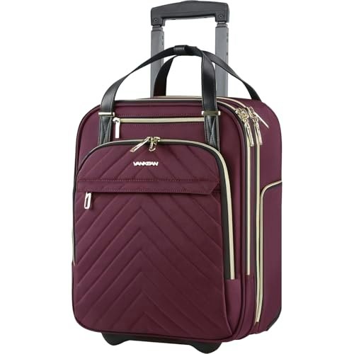 Vankean 16-Inch Underseat Rolling Suitcase: $42.28 Vankean 16-Inch Underseat Rolling Suitcase: $42.28
