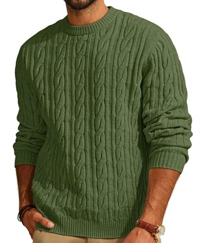 PJ Paul Jones Men's Cable Knit Crewneck Sweater: $26.99 PJ Paul Jones Men's Cable Knit Crewneck Sweater: $26.99