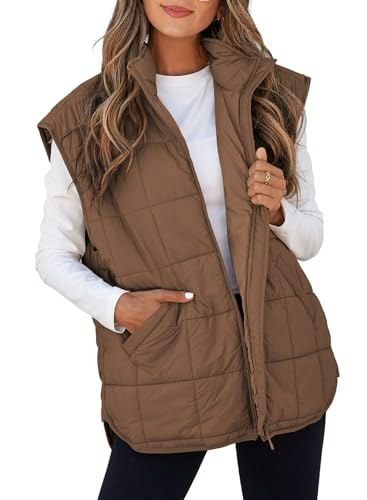 Evaless Women's Quilted Puffer Vest: $33.98 Evaless Women's Quilted Puffer Vest: $33.98