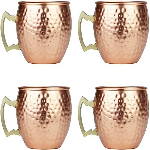 Arora 19-oz Hammered Aluminum Moscow Mule Mug 4-Pack: $15.98 Arora 19-oz Hammered Aluminum Moscow Mule Mug 4-Pack: $15.98