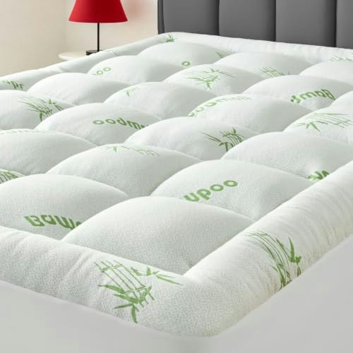 SurChic Queen Size Bamboo Pillow Top Mattress Pad: $32.24 SurChic Queen Size Bamboo Pillow Top Mattress Pad: $32.24