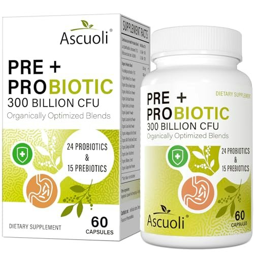 Prebiotics and Probiotics 300 Billion CFU 60-Capsule Bottle: $21.31 Prebiotics and Probiotics 300 Billion CFU 60-Capsule Bottle: $21.31