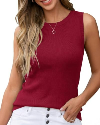 Arach&Cloz Women's Sleeveless Sweater Vest: $16.96 Arach&Cloz Women's Sleeveless Sweater Vest: $16.96