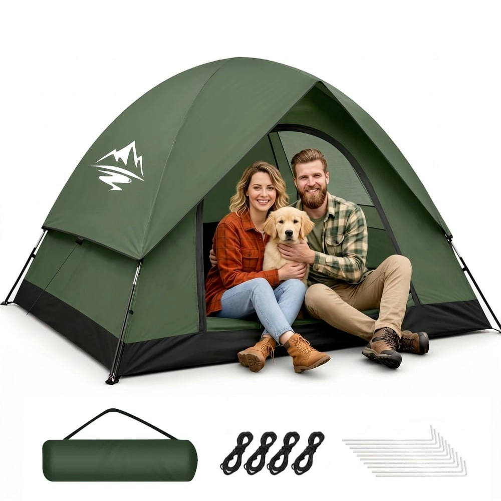 Purebox 3-4 Person Camping Tent: $45.99 Purebox 3-4 Person Camping Tent: $45.99