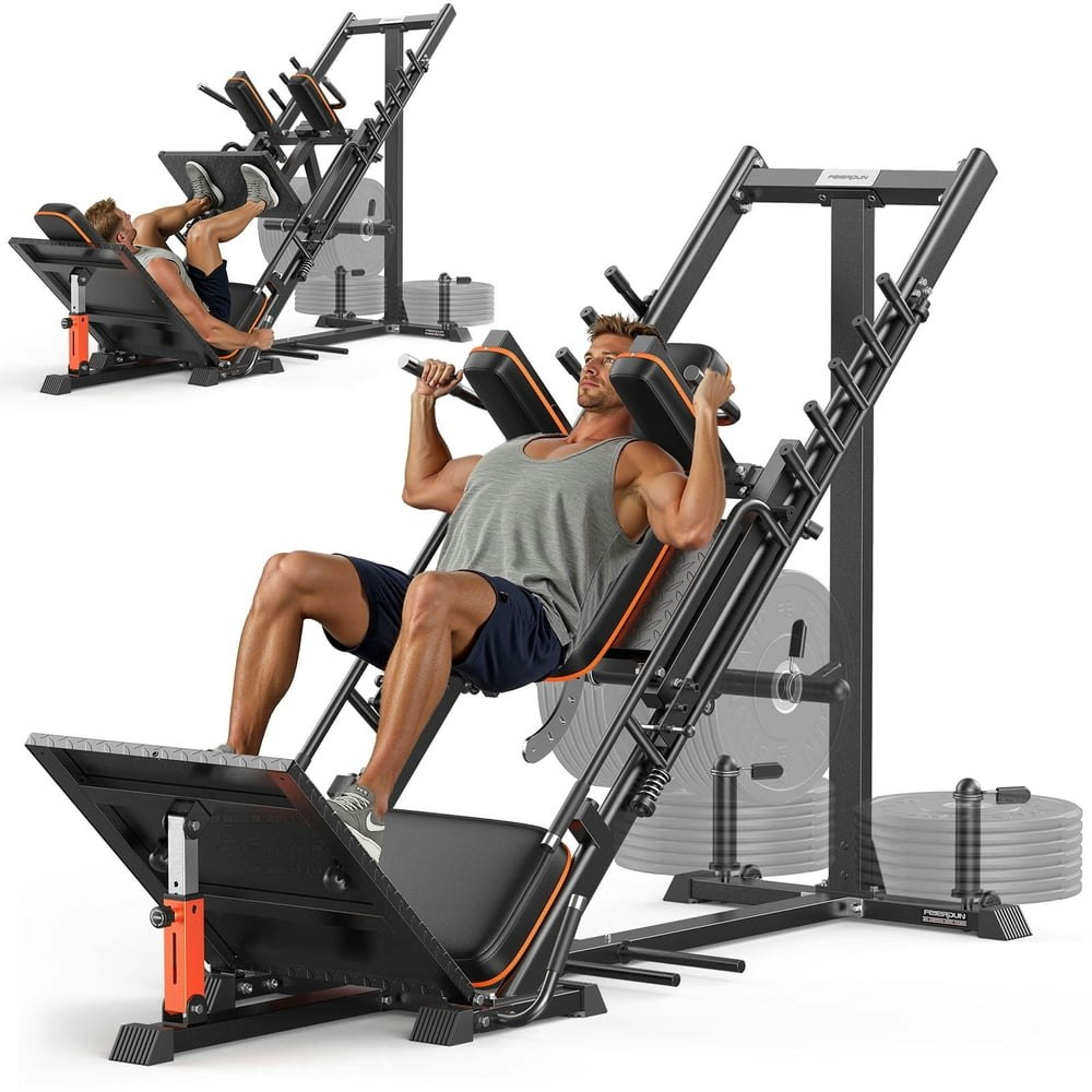 Fed Fitness 3-in-1 Leg Press and Hack Squat Machine: $569.99 Fed Fitness 3-in-1 Leg Press and Hack Squat Machine: $569.99