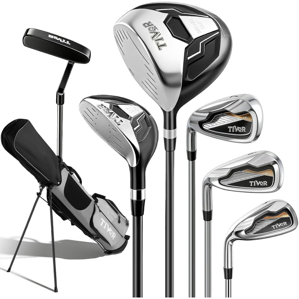 Tivor 6-Piece Men's Right-Handed Golf Club Set: $161.99 Tivor 6-Piece Men's Right-Handed Golf Club Set: $161.99