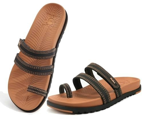 KuaiLu Women's Arch Support Slide Sandals: $24.69 KuaiLu Women's Arch Support Slide Sandals: $24.69