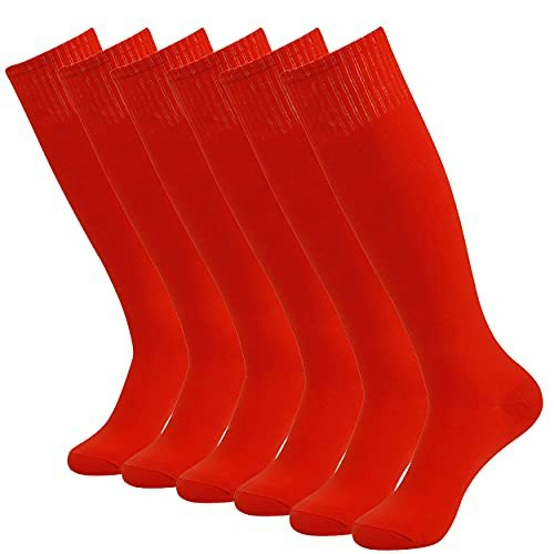 Hapyceo Knee-High Baseball and Softball Socks 6-Pack: $15.29 Hapyceo Knee-High Baseball and Softball Socks 6-Pack: $15.29