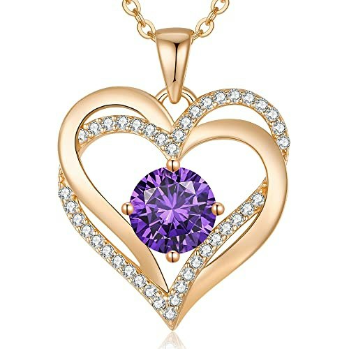 Louisa Secret Heart Birthstone Sterling Silver Necklace: $96.03 Louisa Secret Heart Birthstone Sterling Silver Necklace: $96.03