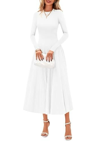 Prettygarden Women's Long Sleeve Knit Maxi Sweater Dress: $36.78 Prettygarden Women's Long Sleeve Knit Maxi Sweater Dress: $36.78