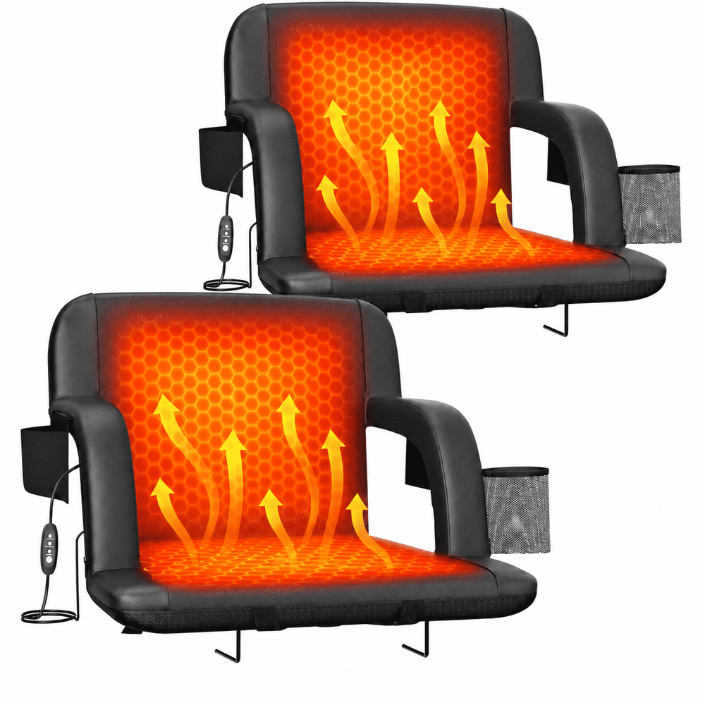 Dkmoco 25-Inch Extra Wide Heated Stadium Seat 2-Pack: $109.89 Dkmoco 25-Inch Extra Wide Heated Stadium Seat 2-Pack: $109.89