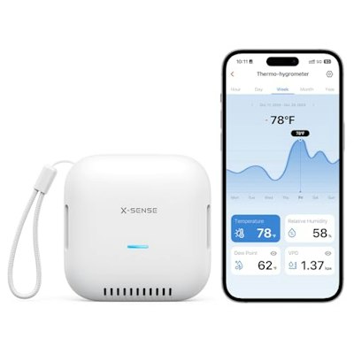 X-Sense Wi-Fi Thermometer and Hygrometer for $19 + free shipping w/ Prime
