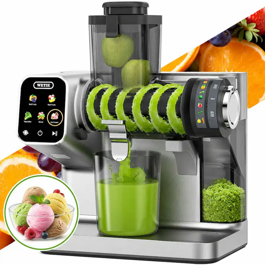 Cold Press Juicer Machine w/ Touch Screen: $76