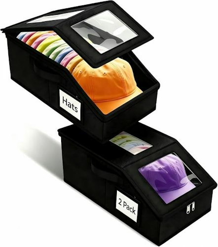 Uawsyut Stackable Hat Organizer 2-Pack for $15 + free shipping w/ Prime