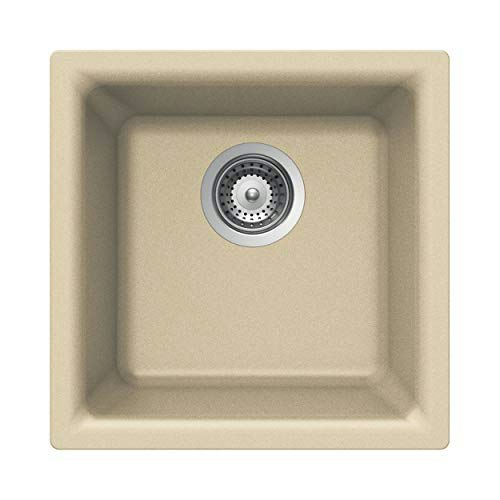 Houzer Quartztone 13" x 13" Granite Single Bowl Prep Sink: $200.86 Houzer Quartztone 13" x 13" Granite Single Bowl Prep Sink: $200.86