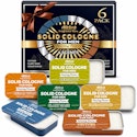 Men's 6-Piece Solid Cologne Gift Set for $5 + free shipping w/ Prime