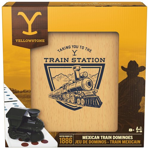Spin Master Yellowstone Mexican Train Dominoes Game for $16 + free shipping w/ Prime